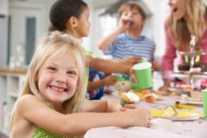 niños de 5 años en una fiesta de cumpleaños